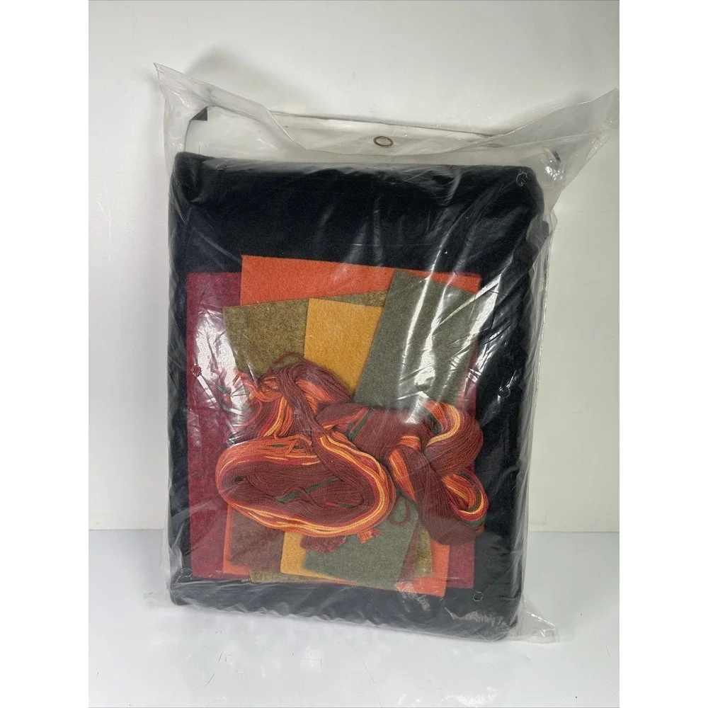 Vintage New DIMENSIONS 62089 Applique Vest Craft Kit‎ 1996 Colors Of Autumn